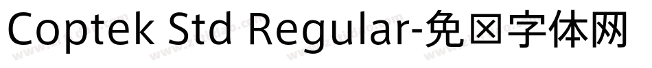 Coptek Std Regular字体转换